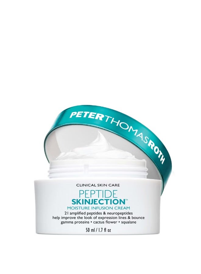 بيتر توماس روث كريم بيبتايد سكينجيكشن المرطب القابل لإعادة التعبئة من بيتر توماس روث، 50 مل - Image 1