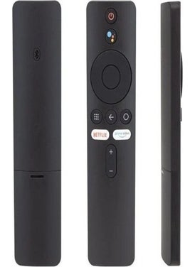 Rewel Remote Control Xiaomi Compatible Mi Box Compatible Remote Prime Video Netflix White Button Bluetooth  - Image 1