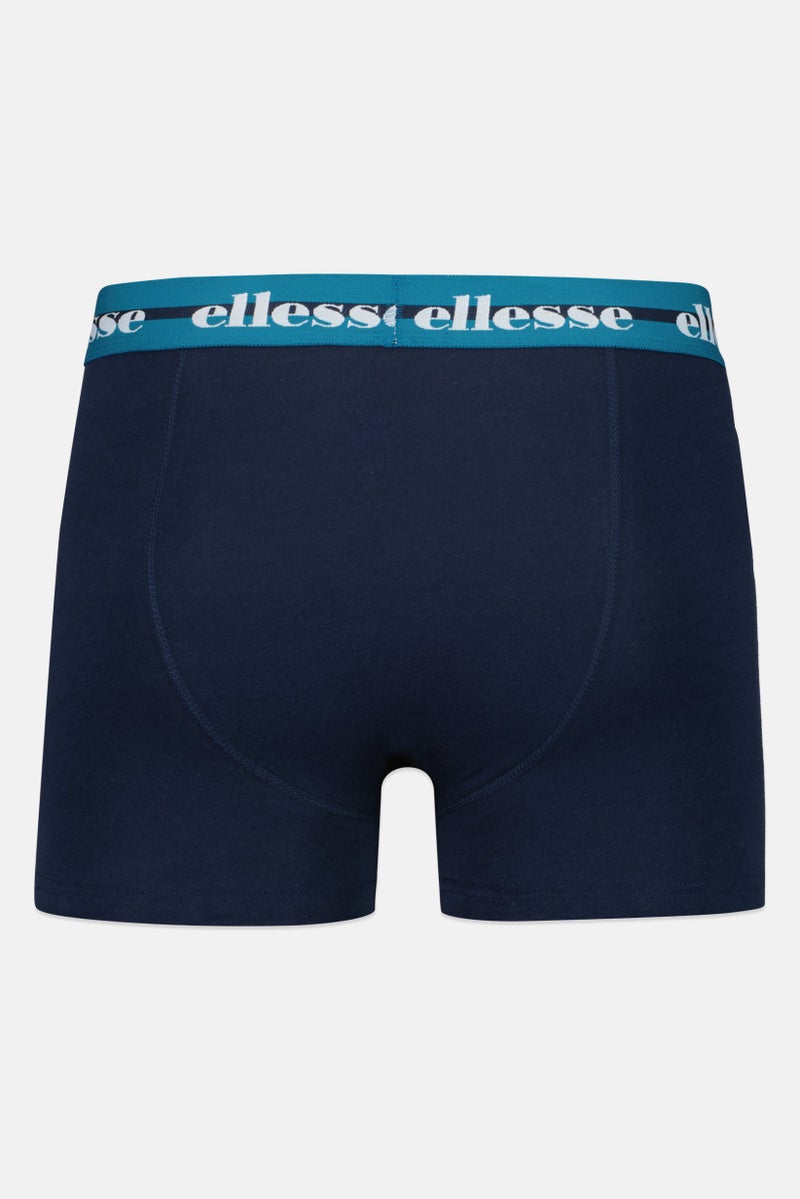 Ellesse Men 3 Pieces Brand Logo Trunks, Multicolor - Image 3