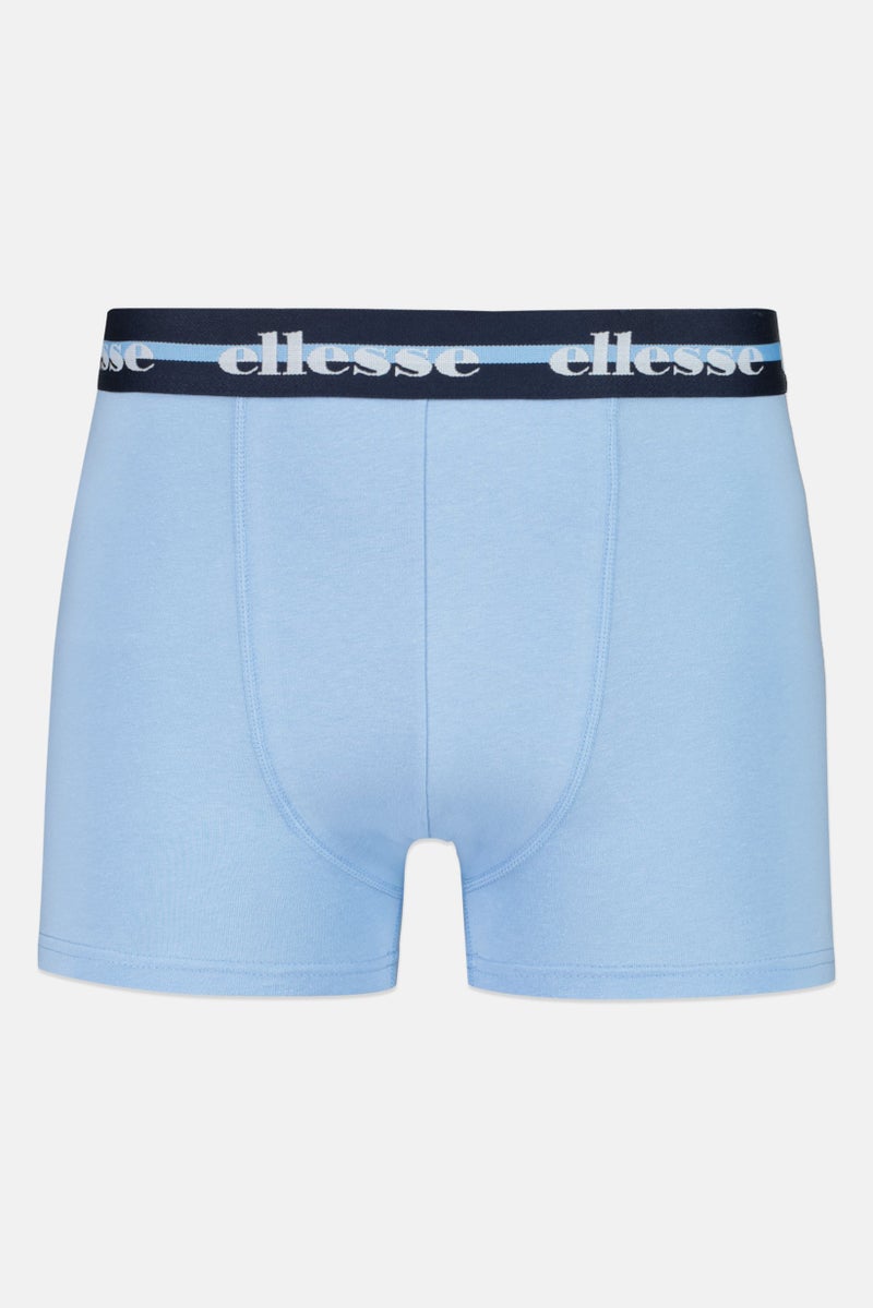 Ellesse Men 3 Pieces Brand Logo Trunks, Multicolor - Image 5