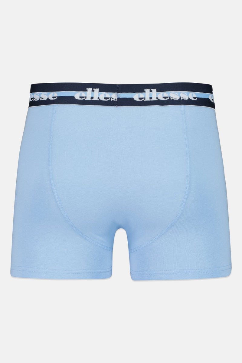 Ellesse Men 3 Pieces Brand Logo Trunks, Multicolor - Image 2