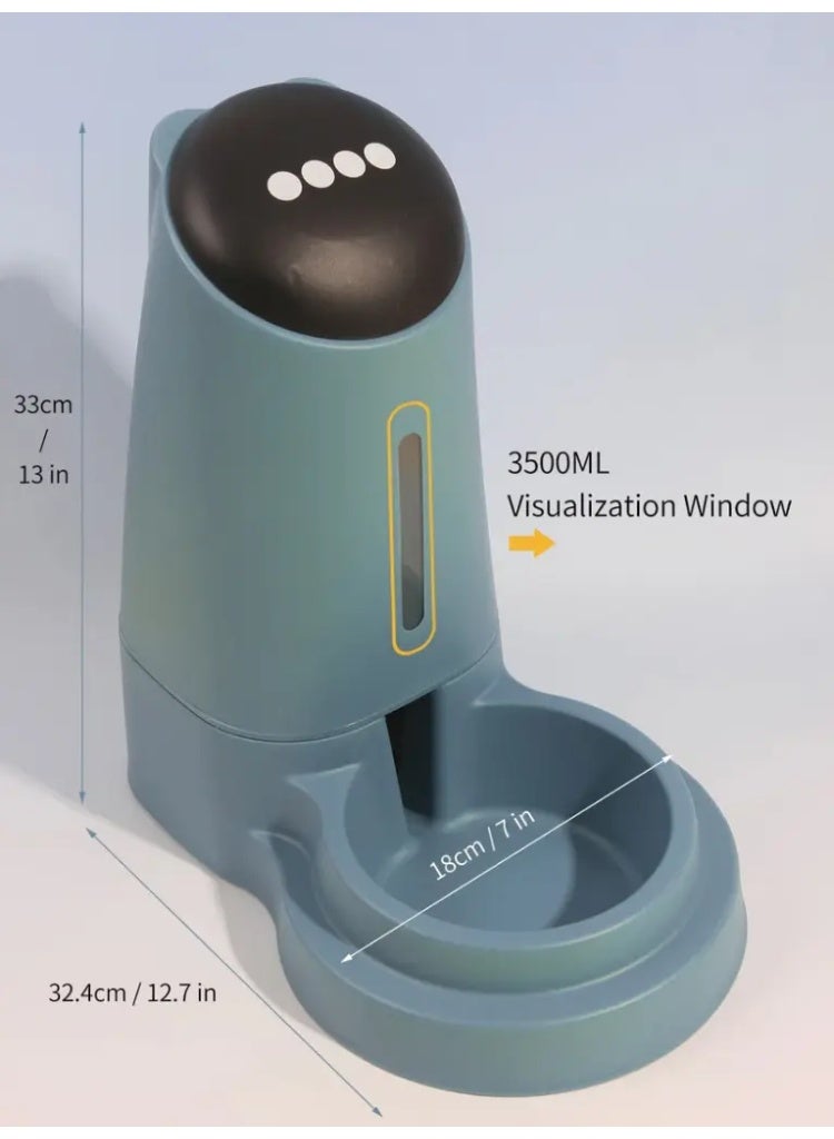 بادو موزع مياه بادو للحيوانات الأليفة - أزرق - Image 2