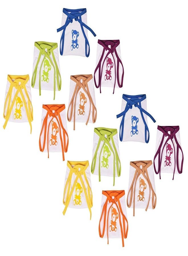 Babloo New Born Baby Clothes | Nappies | Cloth Diaper | Langot | Reusable Nappy | Washable Langotis | Cotton | Summer Wear | Gift Combo | Boys & Girls (0 to 6 Month) (Pack of 12 Pcs) - Image 1