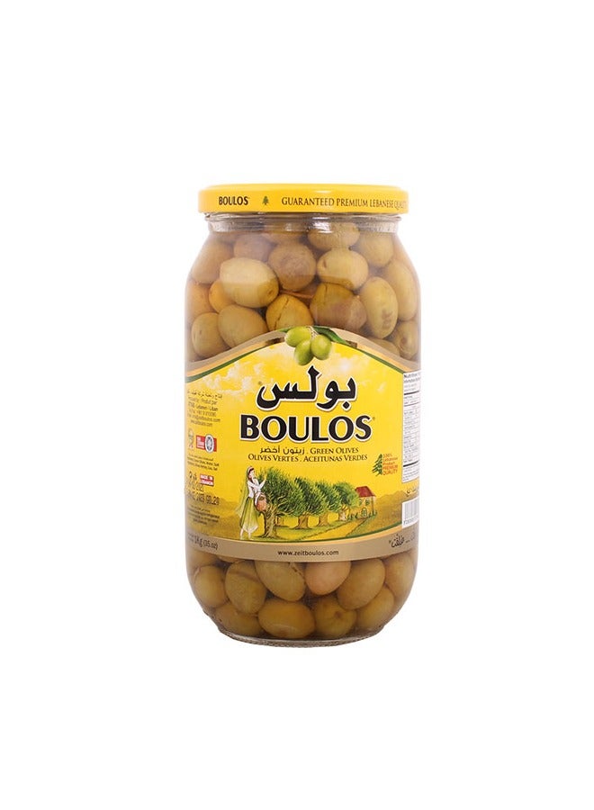 BOULOS Green Olives Extra Zahra 1kg