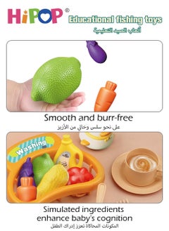 HIPOP Kitchen Playset Toys with Water Slide and Recycled Water,Kitchen Pretend Play Toys for Boy and Girls  - Image 5