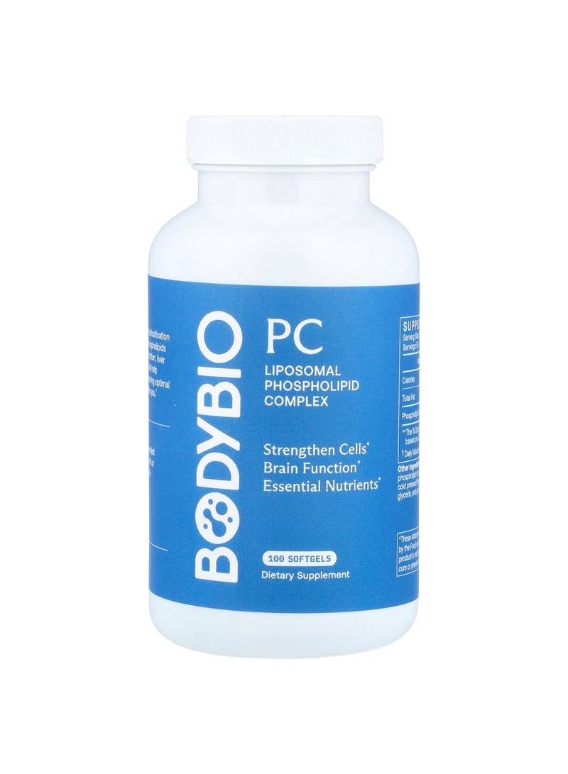 PC, Liposomal Phospholipid Complex, 100 Softgels (650 mg per Softgel)