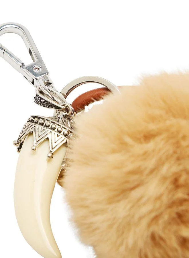 Parfois Multicolour Keychain Charm With Pompom for Women | Best Price UAE