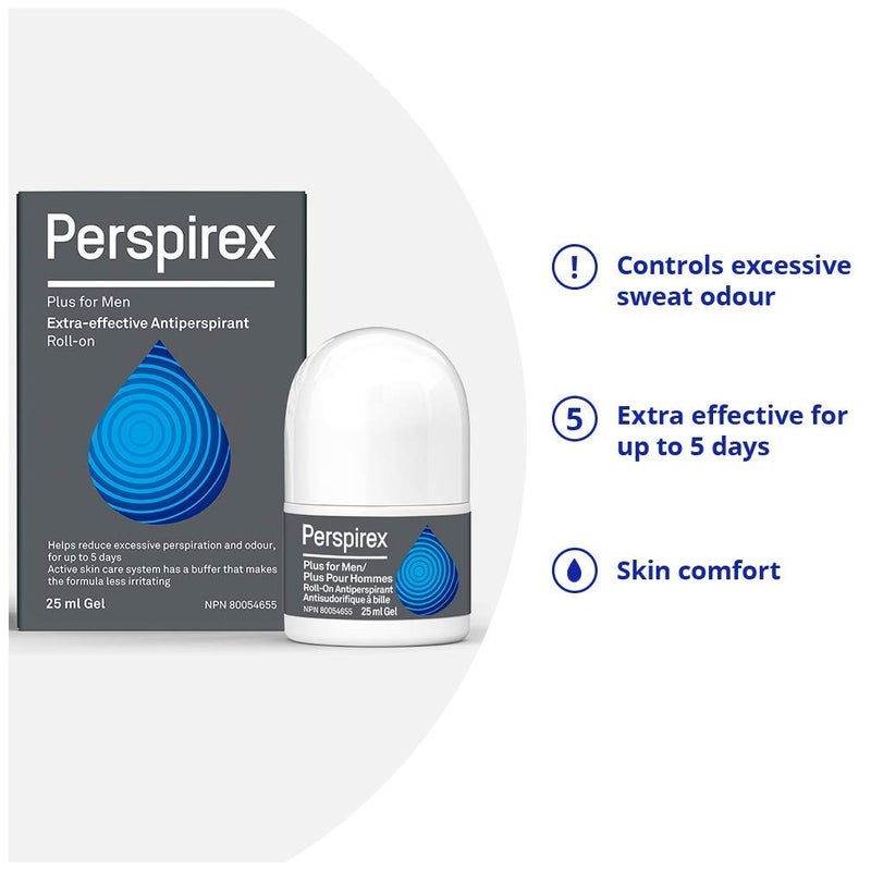 Perspirex Plus Menâ€™s Deodorant Antiperspirant â€“ Clinical Strength Deodorant for Men with Excessive Sweating â€“ High Performance, Long-Lasting Protection - Image 5