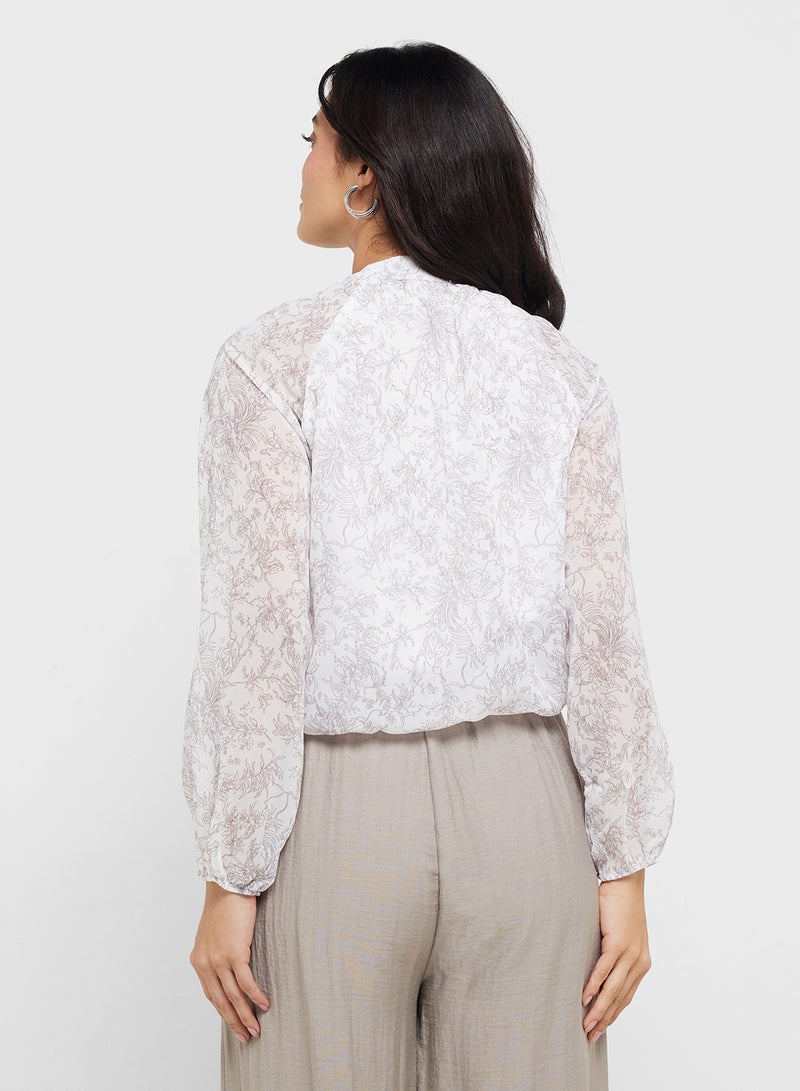 ELLA Floral Print Top  - Image 2