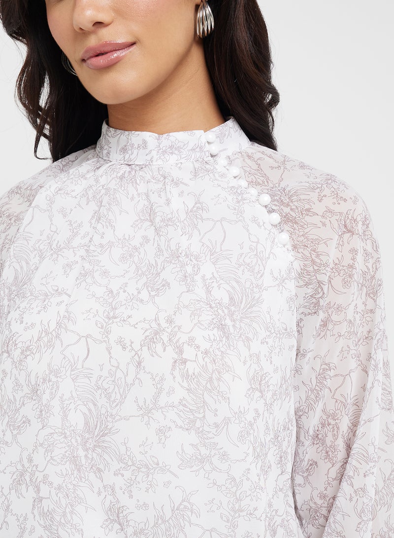 ELLA Floral Print Top  - Image 3