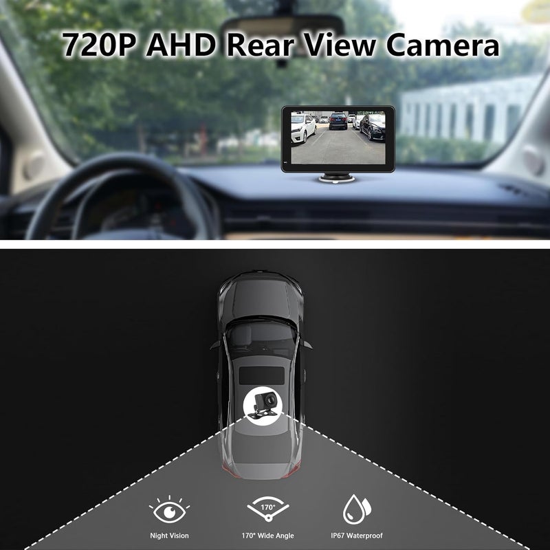 CUQI 7 Inch Portable Touch Screen Car Stereo with Wireless Carplay & Android Auto - Image 5