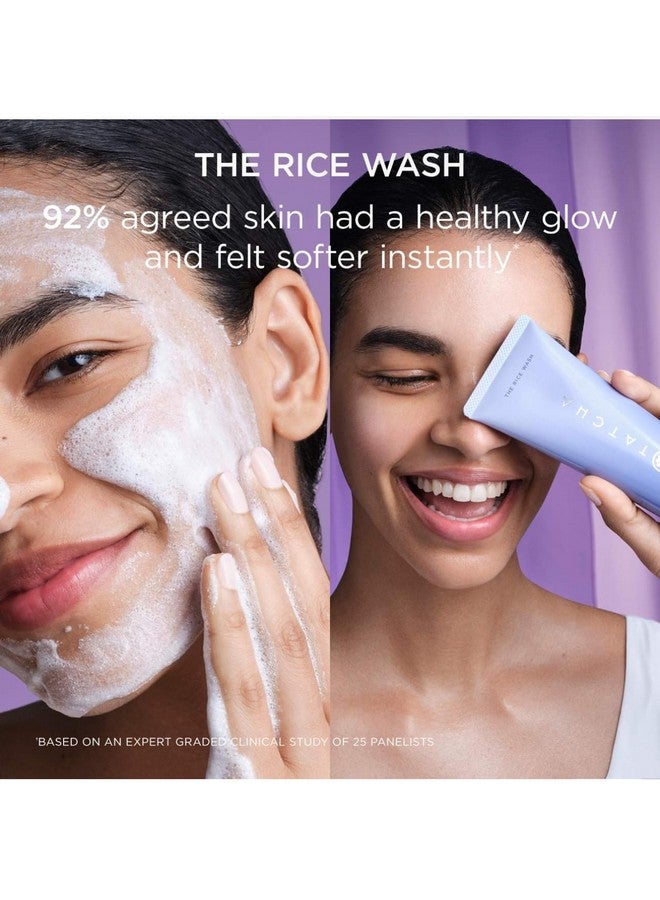 غسول الأرز من تاتشا | منظف كريمي ناعم للوجه، يزيل الأوساخ والشوائب دون تقشير البشرة، لبشرة ناعمة ومشرقة | 113 مل - Image 3