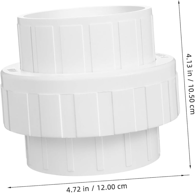 2 قطعة من وصلات أنابيب PVC من النوع Schedule 40، موصلات بلاستيكية مقاس 1/2 بوصة - Image 3