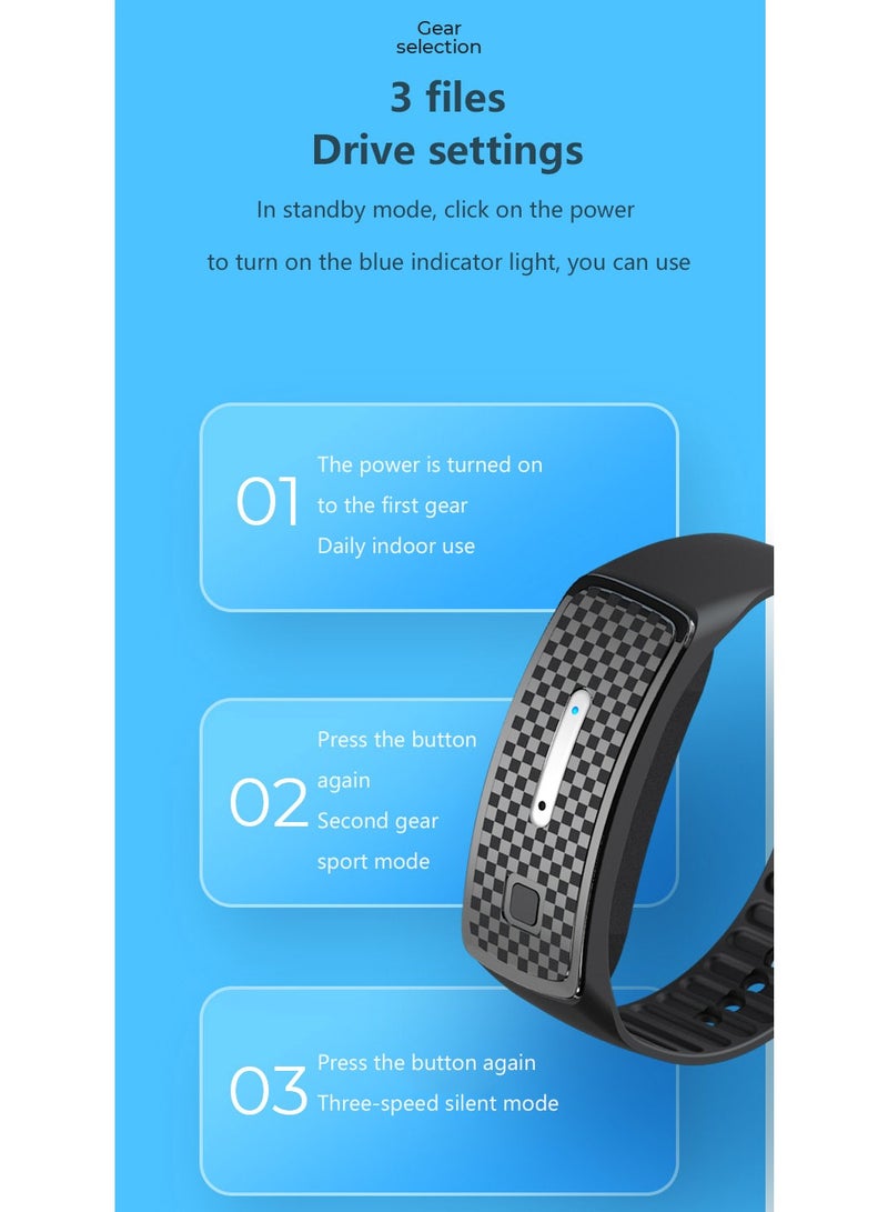 إيفرين سوار معصم إلكتروني بموجة بيونيك لشحن الصيف مضاد للبعوض ومكافحة الآفات للأطفال سوار طارد البعوض بالموجات فوق الصوتية (وردي) - Image 4