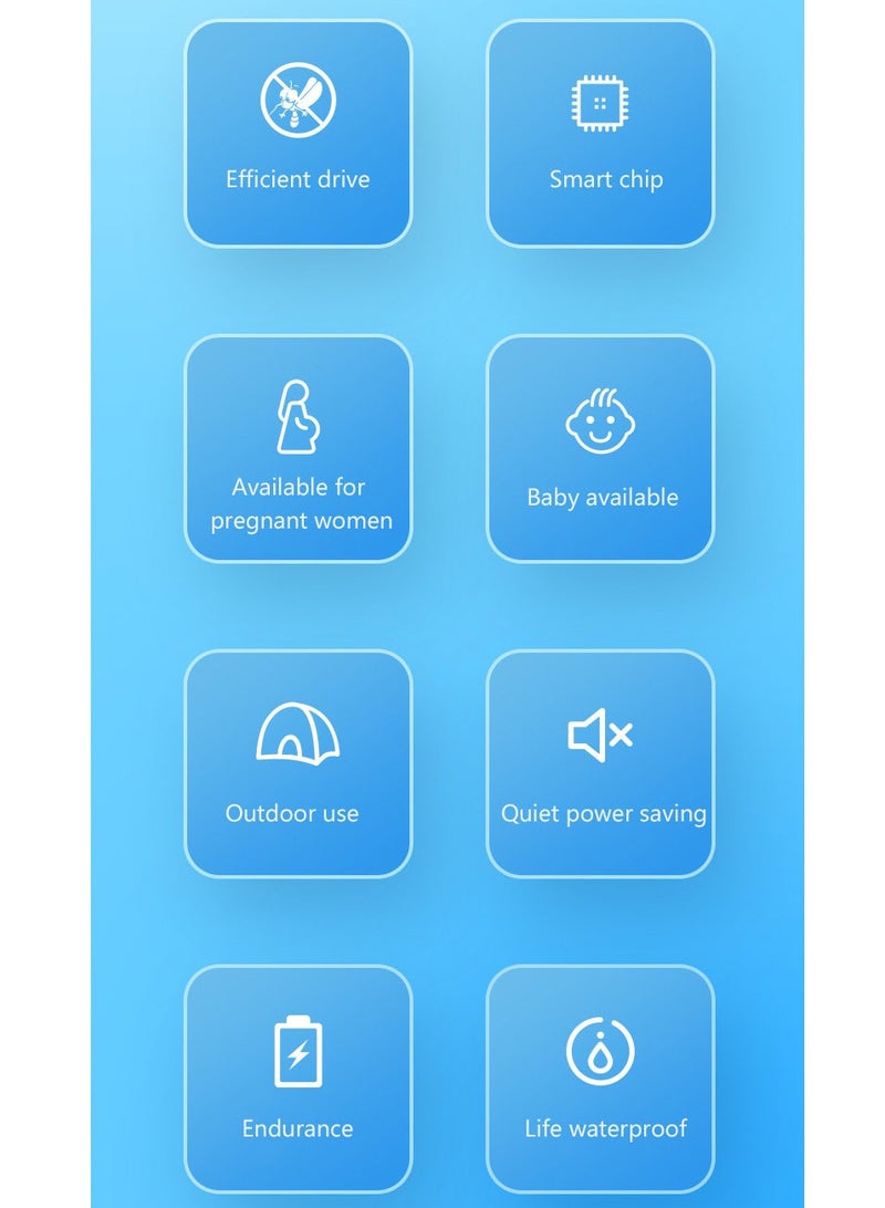 إيفرين سوار معصم إلكتروني بموجة بيونيك لشحن الصيف مضاد للبعوض ومكافحة الآفات للأطفال سوار طارد البعوض بالموجات فوق الصوتية (وردي) - Image 3