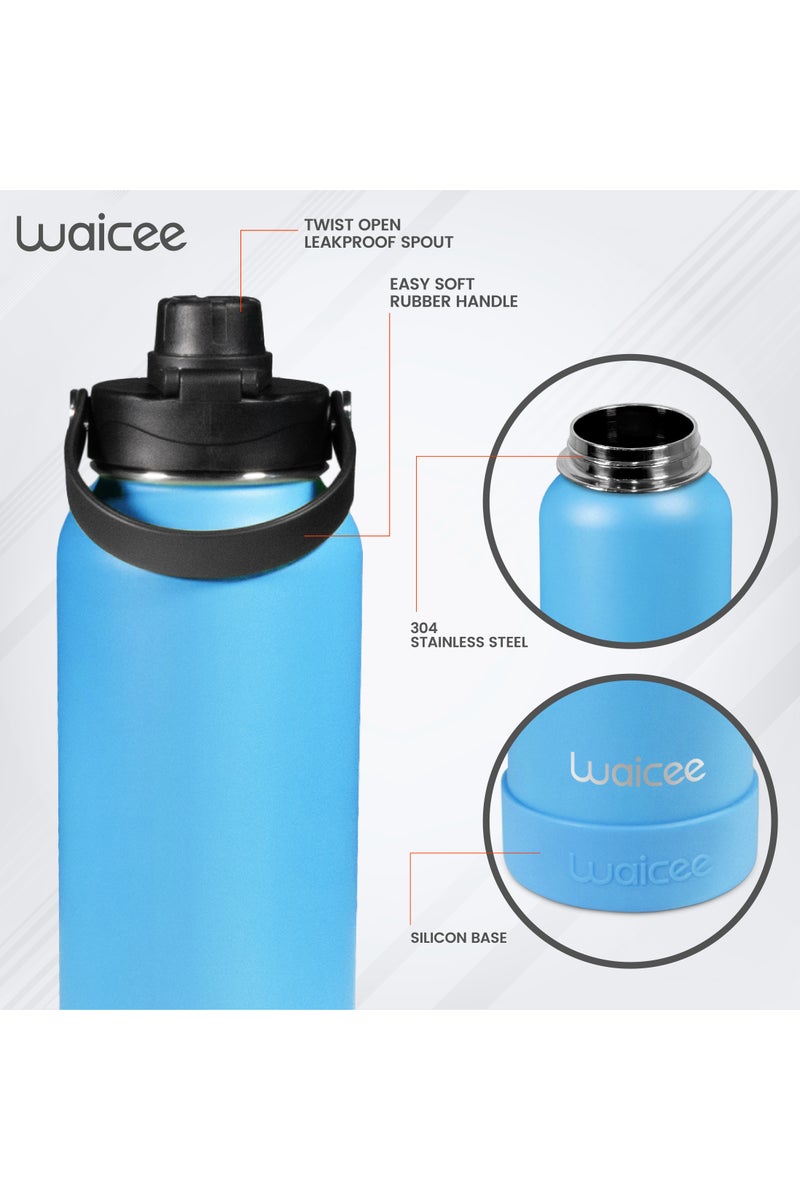 WAICEE Tranquil Tide Reusable Bottle – 40oz / 1200ml - Image 4