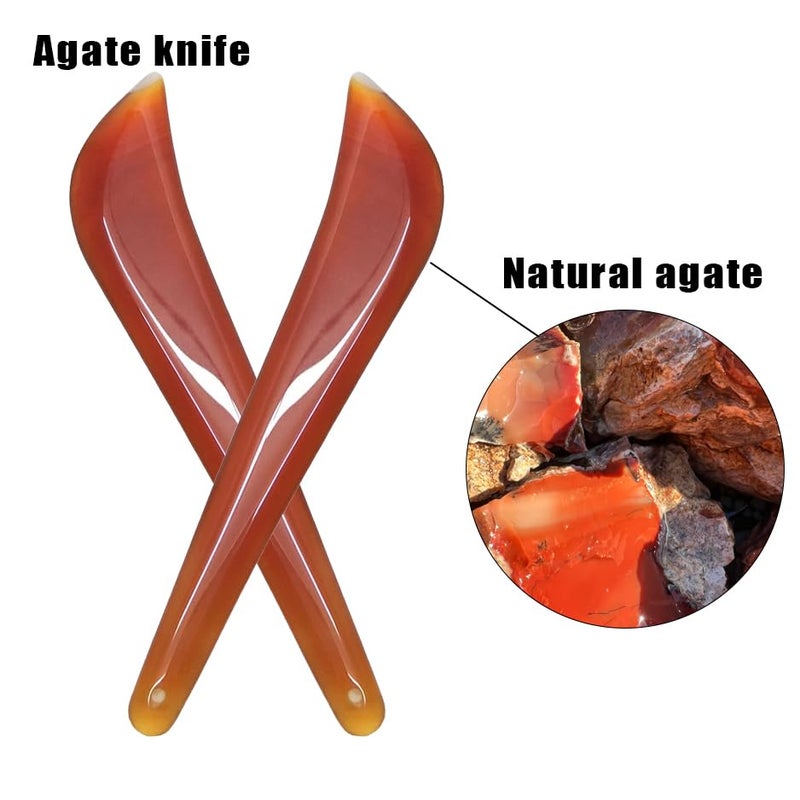 DOGNNAK Professional Agate Knife Burnisher Hand Jewelry Polishing Tool Gold Silver Polishing Tools Hand Jewelry - Image 4