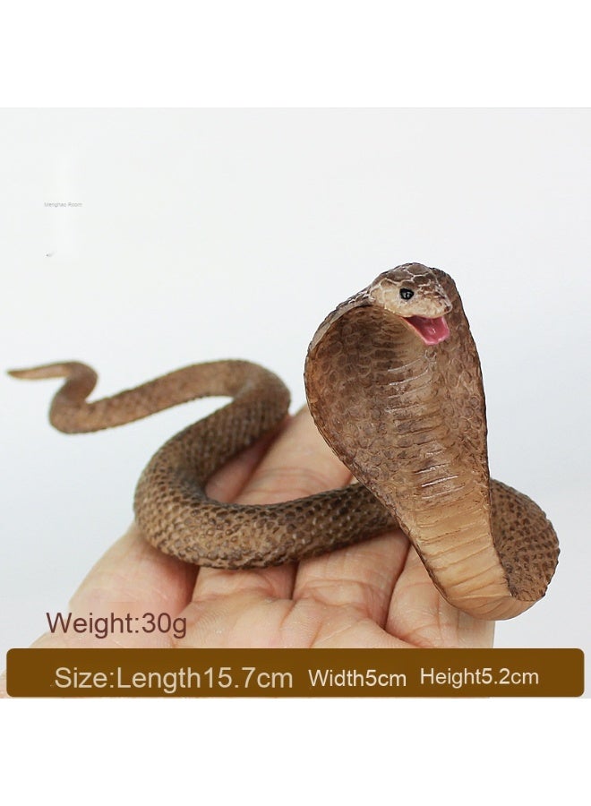 نيبمينينت مجسم ثعبان الكوبرا الوهمي - لعبة للأطفال وزينة للاستخدام المنزلي