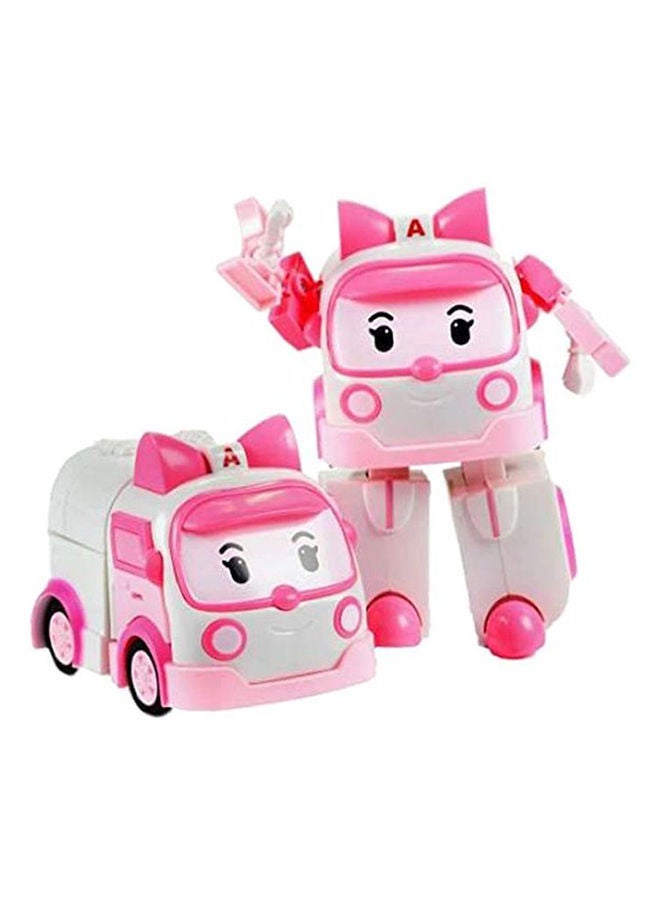 NIBEMINENT 4-Piece Robocar Police Korea Robot Car Transformation Toys - Image 5