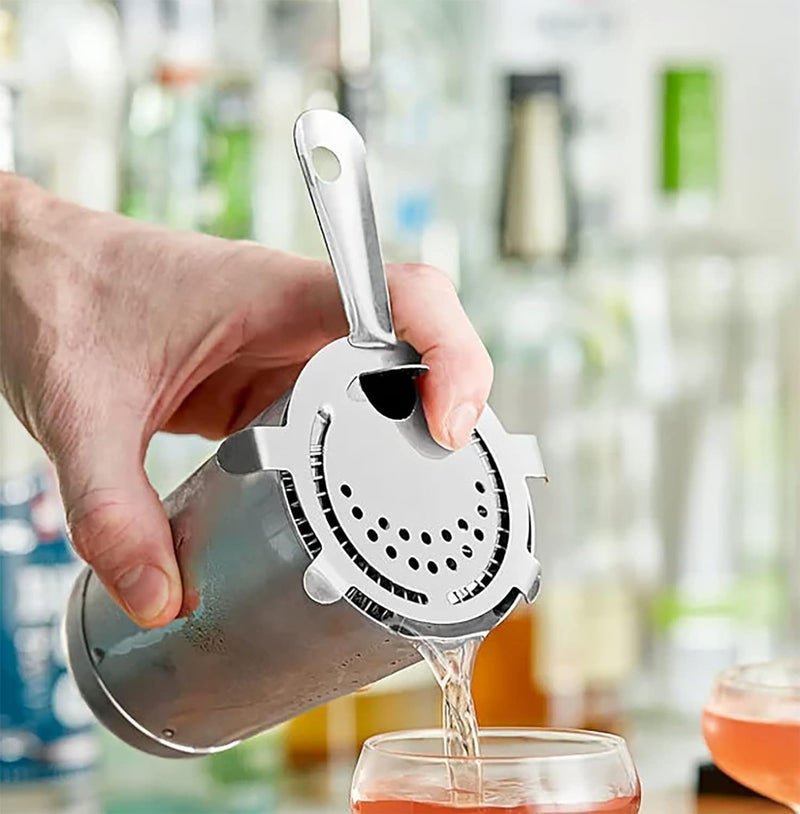 ZoovStainless Steel Cocktail Strainer for Home Bar and Professional Bartenders - Image 2
