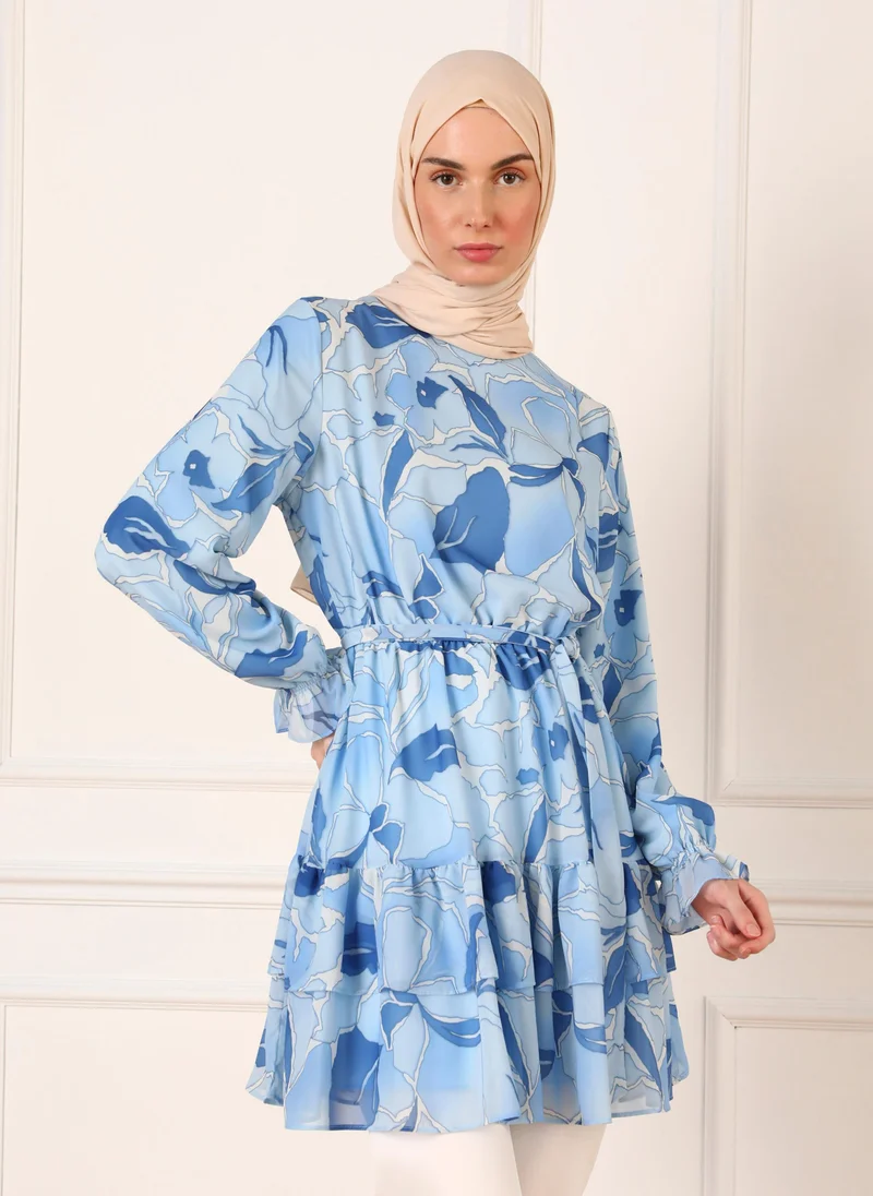 Refka by modanisa Blue - Tunic - Refka