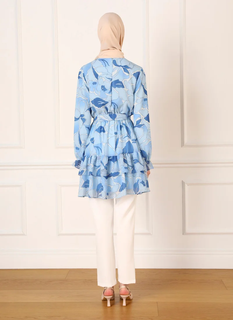 Refka by modanisa Blue - Tunic - Refka