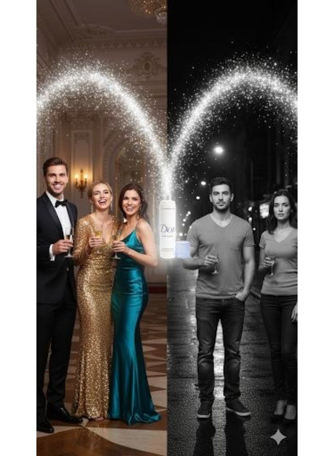 دون Don French Fragrance – White/Blue معطر جسم برائحة منعشة وفاخرة (236 مل) - Image 2