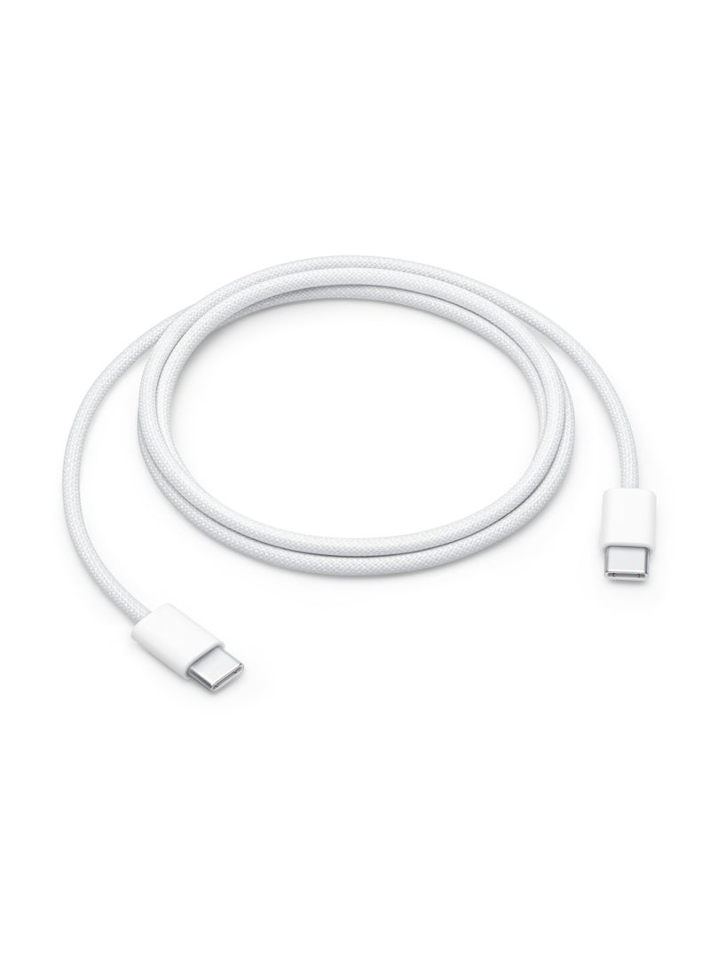 نيورك كابل USB C 1 متر مضفر 60 وات توصيل الطاقة PD كابل شحن سريع USB C إلى USB C لهاتف iPhone 16 15 Pro Max iPad mini 6 MacBook Pro Air M3 M2 M1 iPad Pro Samsung S24 S23 Ultra Laptop Lenovo Dell Xiaomi أسود  - Image 2