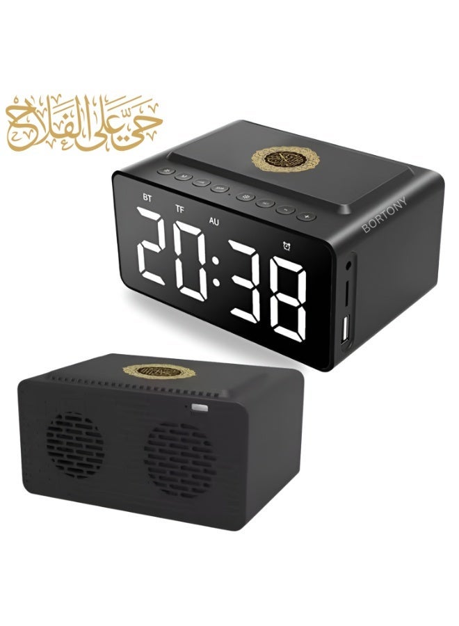 Telawah Digital Azan Clock Quran Speaker, AZAN MP3 Player Remote and APP Control Portable Bluetooth Quran Speaker Muslim Prayer Azan Speaker, Eid hajj Gift for Parents - Image 2