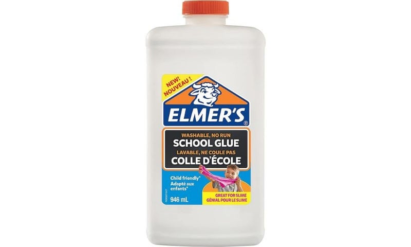 Elmer's White PVA Glue | 946 mL | Washable and Kid Friendly | Great for Making Slime and Crafting - Image 1