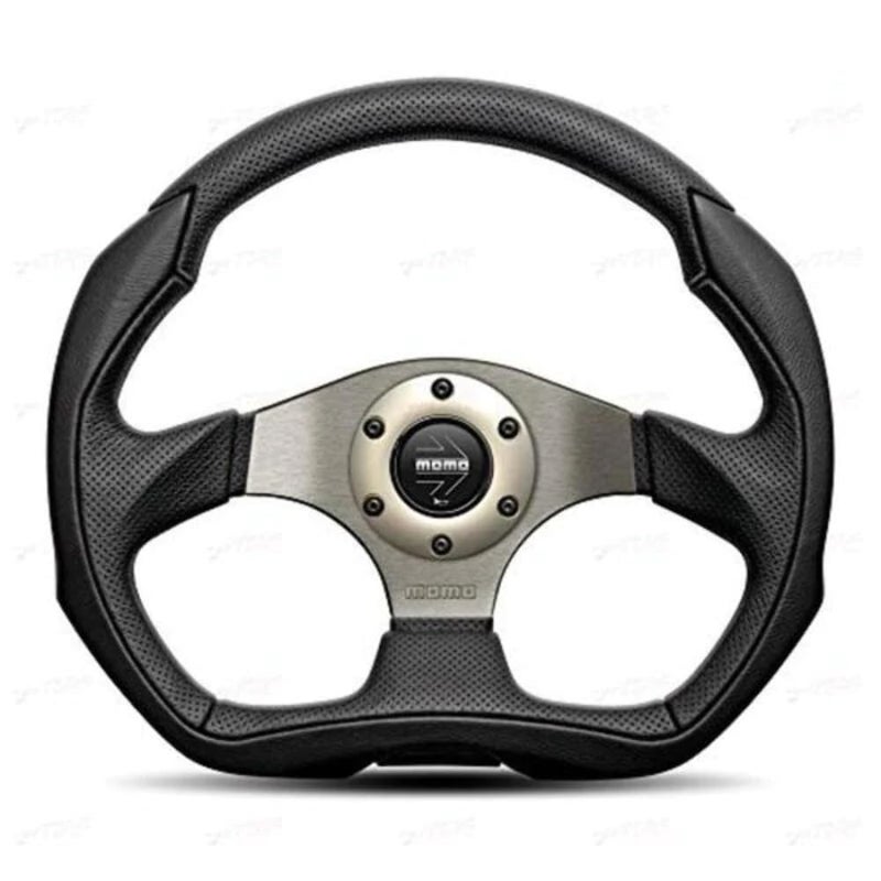 Momo EAG35BK0S Steering Wheel EAGLE 350 Air Leather 1 Pack