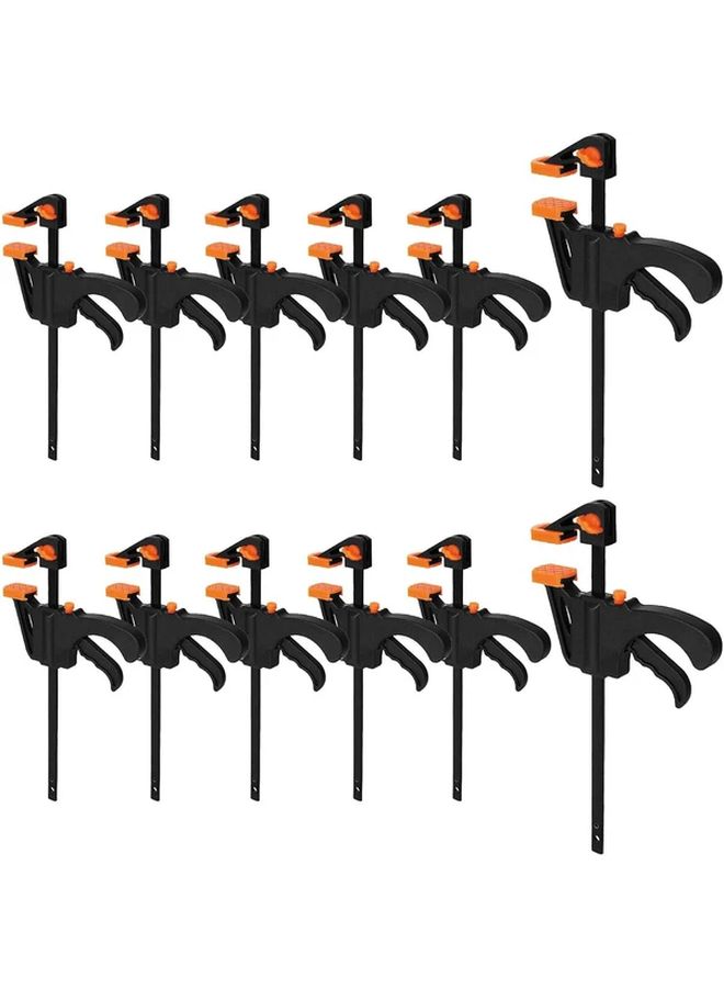 4 Packs 4 Inch Mini Ratchet Clamps One Hand Operation Metal Structure Woodworking Tools - Image 1