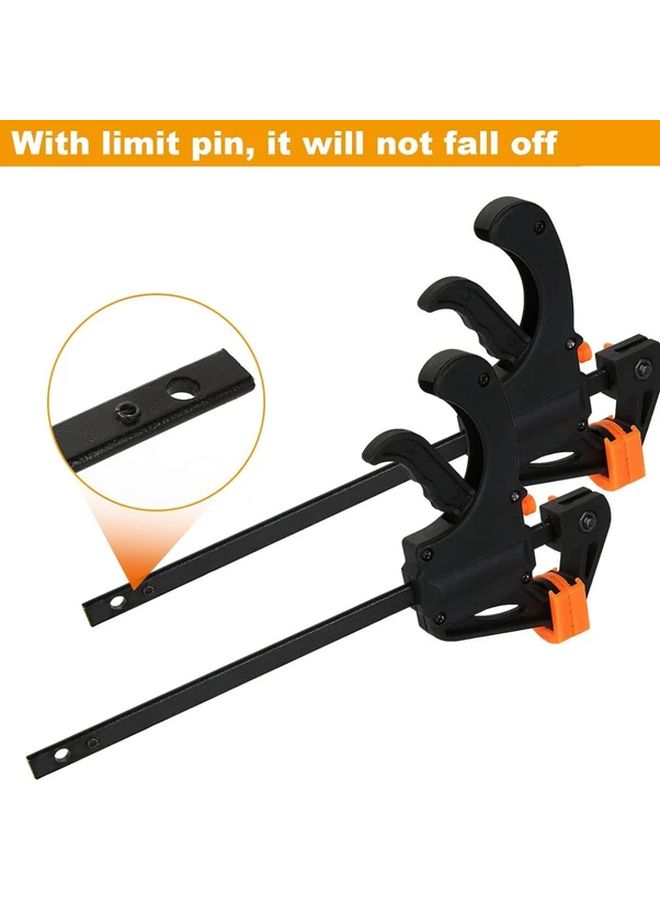 4 Packs 4 Inch Mini Ratchet Clamps One Hand Operation Metal Structure Woodworking Tools - Image 5
