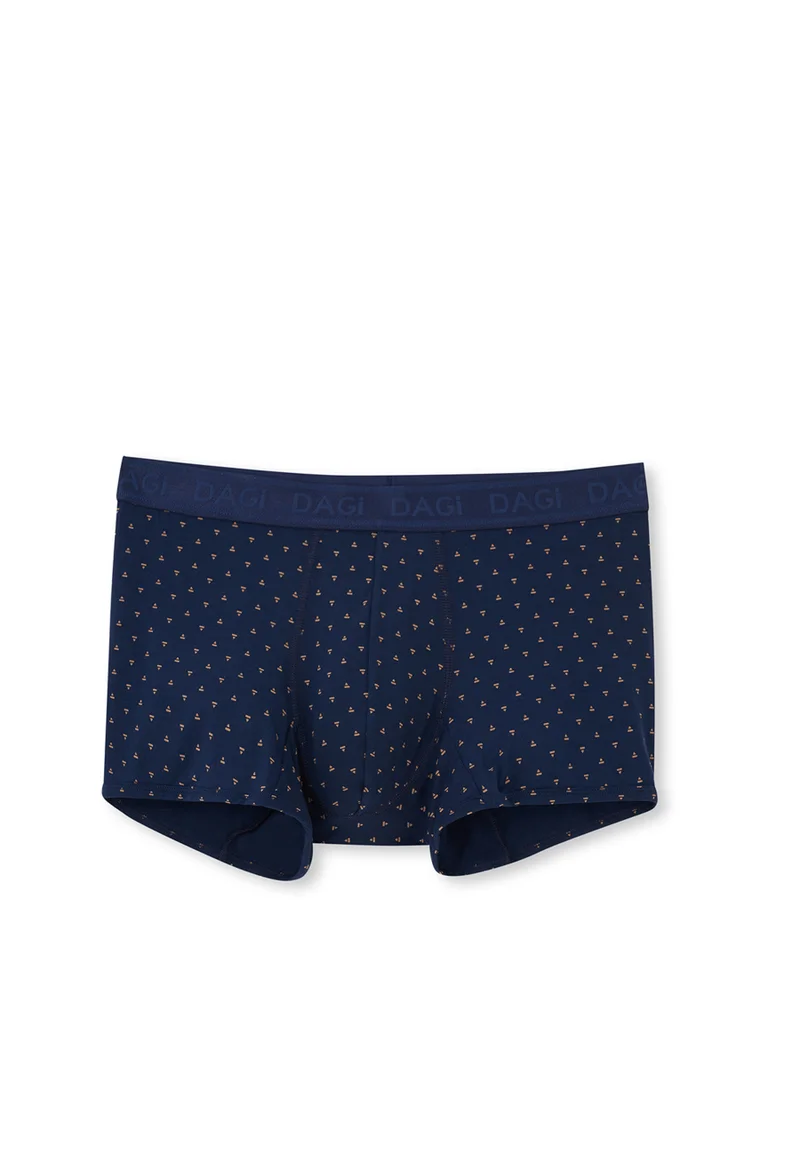 داجي 3 Pack Geometric Mid Rise Multicolour Modal Boxer