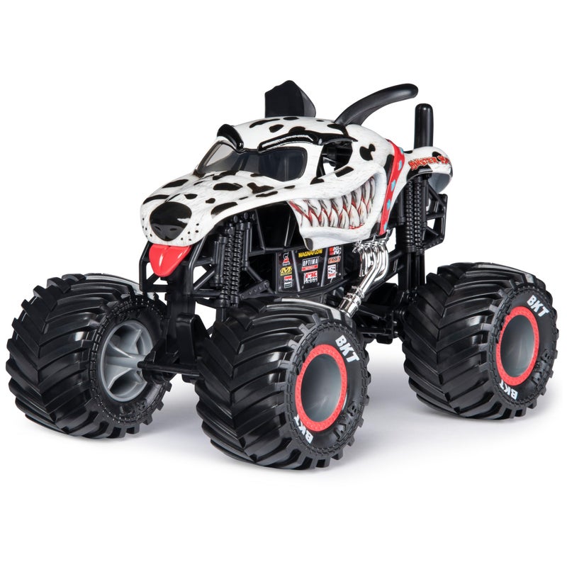 Monster Jam, Official Monster Mutt Dalmatian Monster Truck, Die-Cast Vehicle, 1:24 Scale, Multicolor - Image 2