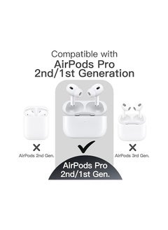 wexon Protective Shockproof Silicone Case Cover for Apple AirPods pro (1/2 Generation)  Black  - Image 5