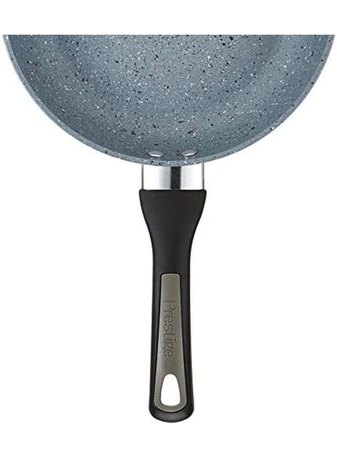 Prestige Speckled Frypan Set Of 2 Pieces 20 Cm And 25 Cm Granite Coated Non Stick Induction Compatible Gray  - Image 4