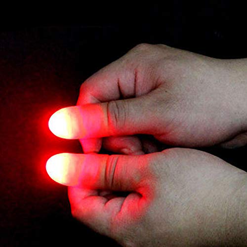 VANTIYAUS Finger Lamp (2 Packs/4PCS) Thumbs Lamp, Magic Lamp up Finger Magic Trick, Fake Finger, Prank Toy Tool for Halloween - Image 5