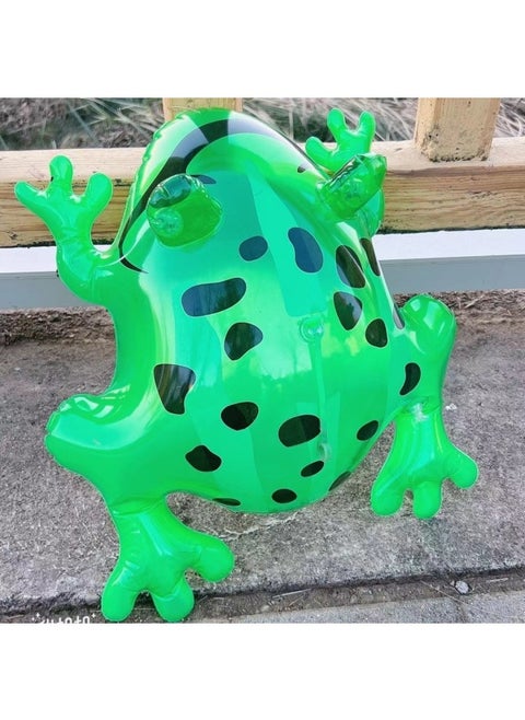 Net Red Frog Balloon Inflatable Frog Net Red Luminous Frog Hui Inflatable Toy Mini Small Frog Manufacturers-Color:Large Swimming Frog ]