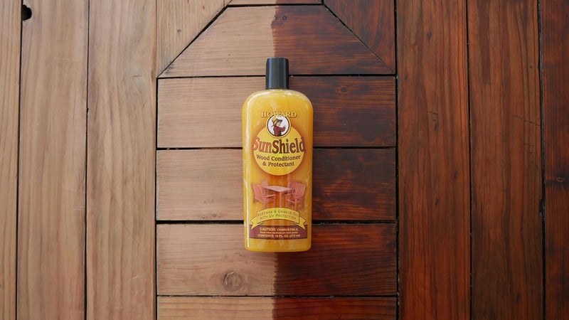 Howard SunShield Wood Conditioner & UV Protectant - 16 Fl Oz (473ml) for Outdoor Wooden Furniture - Image 2