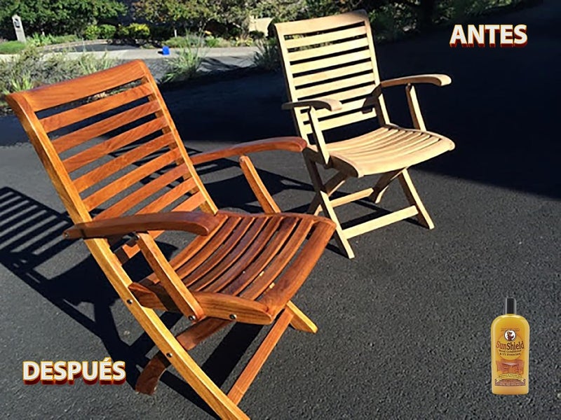 Howard SunShield Wood Conditioner & UV Protectant - 16 Fl Oz (473ml) for Outdoor Wooden Furniture - Image 5