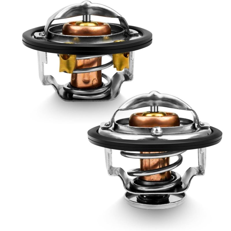 9724112997241130 185 180 Degree Thermostat Front Rear Kit Pair for GM Pickup 2PCS