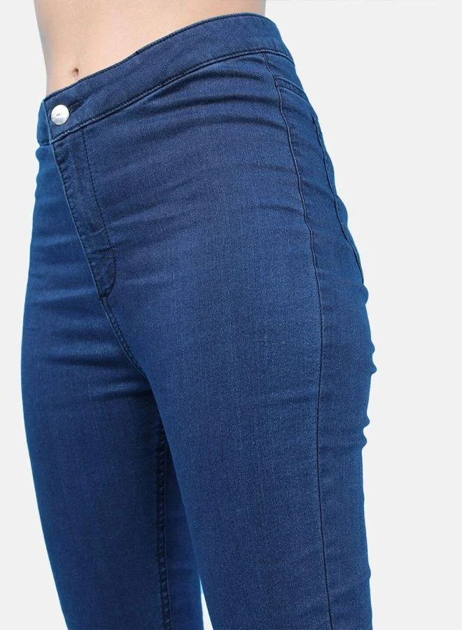 Freehand  Women Super Skinny Solid High-Rise Denim Jeggings for Women | Best Price UAE