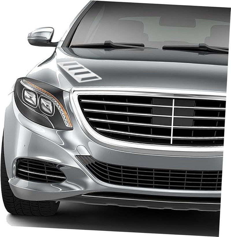 1pair Car Hood Exterior Decoration Accessories for Enhanced Air Easy Installation for Various Car Models Distinctive - Image 5