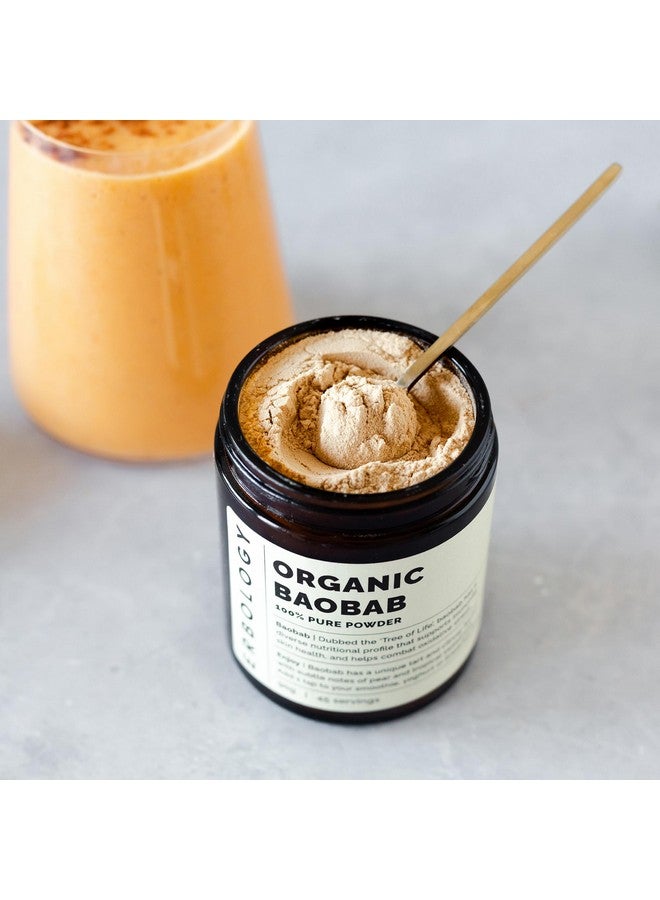 Erbology Organic Baobab Powder 3.2 oz - 45 Servings - Skin Health and Immunity Support - Rich in Vitamin C, B Vitamins and Polyphenols - Sustainably Sourced Straight from Farm - Vegan - GMO-Free - Image 3