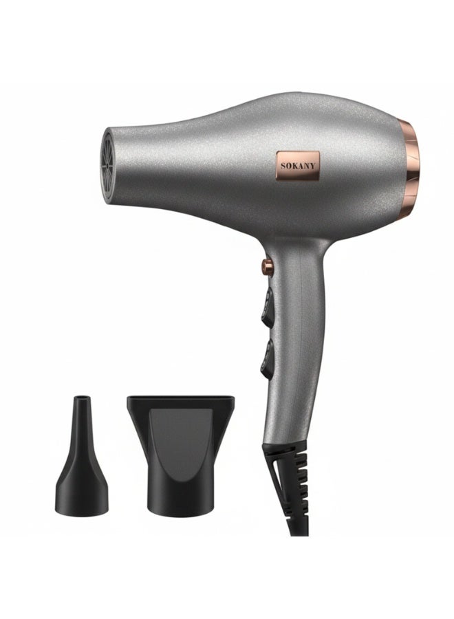 sokany Professional Hair Dryer 2400W SK-14015 – High Power Fast Drying Blow Dryer with Hot & Cold Air Function, 2 Heat Settings, Multiple Speed Control, Salon Style Hair Styling Tool for Short & Long Hair, Suitable for All Hair Types, Stylish Ergonomic Design - Image 1