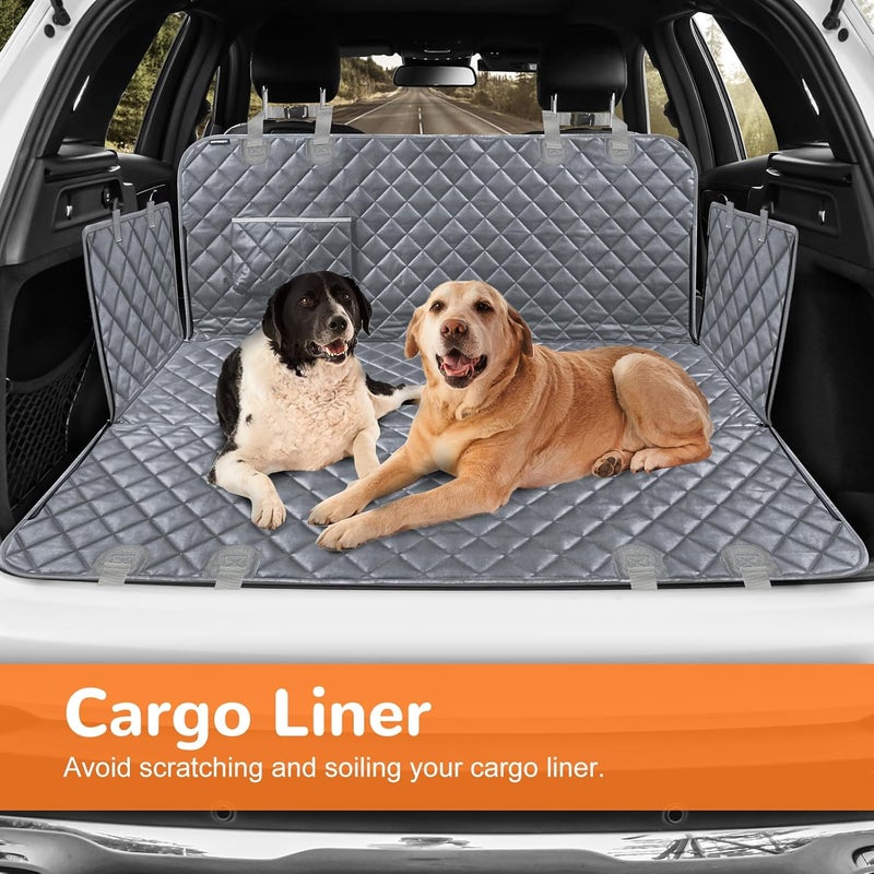 URPOWER Labor saving Dog Seat Cover Car Seat Cover for Pets 100% Waterproof Pet Seat Cover Hammock 600D Heavy Duty Scratch Proof Nonslip Durable Soft Pet Back Seat Covers for Cars Trucks and SUVs Durability boost selected material - Image 5