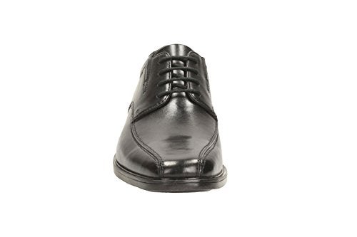 Clarks mens Tilden Walk Oxford, Black Leather, 10 Wide US - Image 5