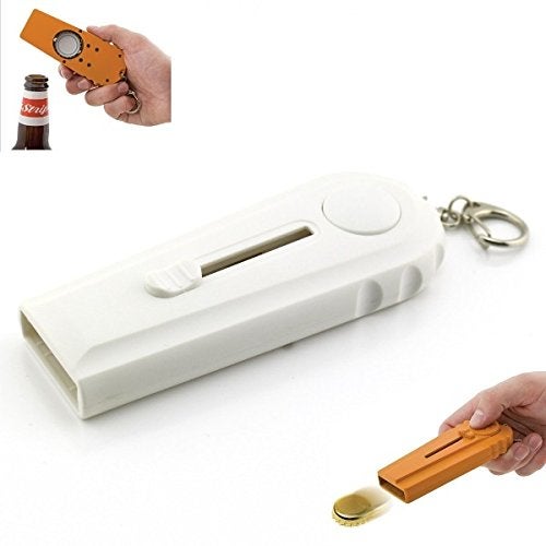 Shuiniba شوينبا زابا قاذف غطاء زجاجة بيرة ومفتاح زجاجات للحانة، الشواء، حفلة عائلية، حفلة عيد ميلاد، زفاف، لعبة إبداعية، كرنفال، هالوين، عيد الميلاد - لون عشوائي - Image 2