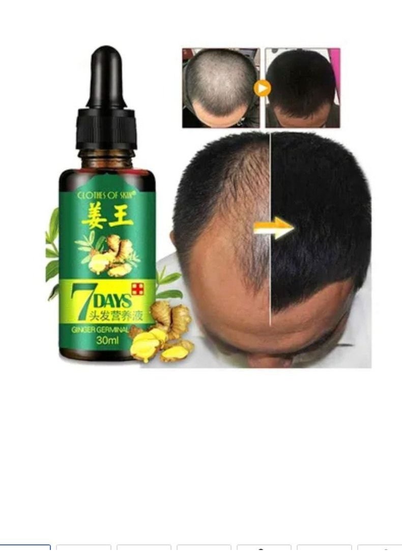 Clothes of skin - Pack Of 3 Pieces 7 Days Ginger Germinal Oil30ml - Image 1